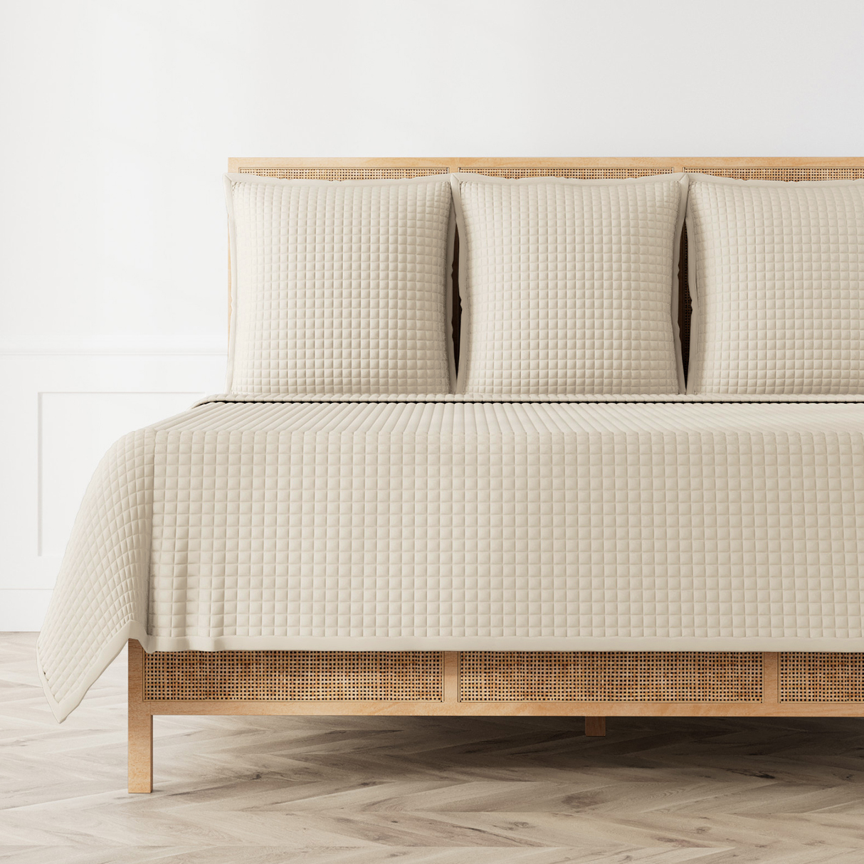 Ann Gish Pumice Queen Ready-to-Bed 2.0 Quilted Coverlet