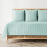 Ann Gish Aqua Twin Ready-to-Bed 2.0 Quilted Coverlet