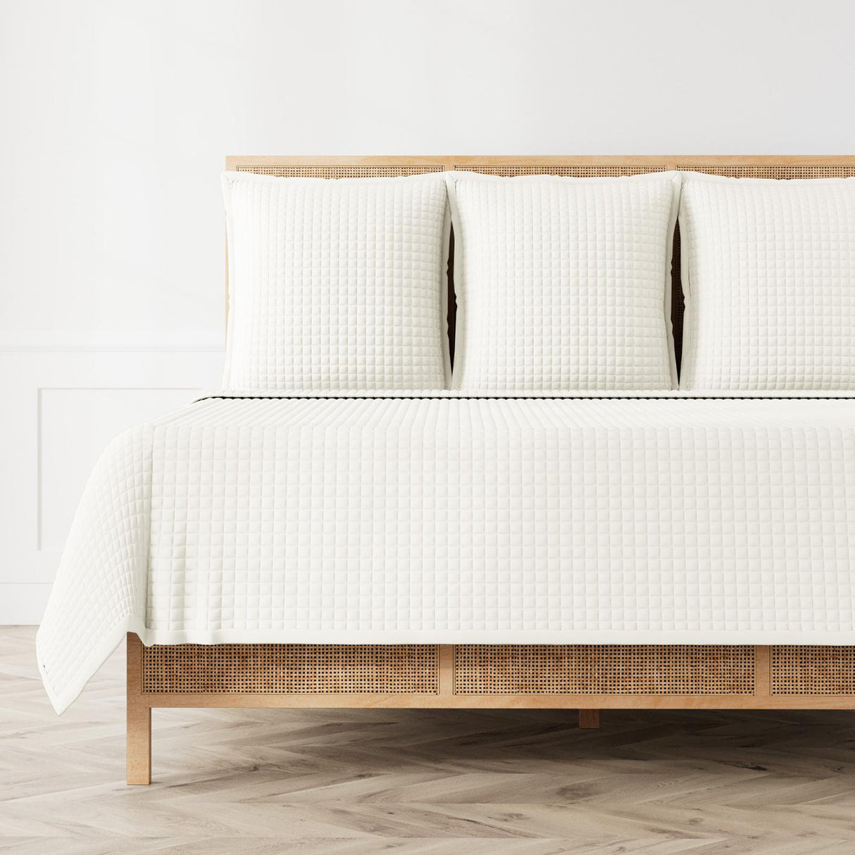 Ann Gish Ivory Twin Ready-to-Bed 2.0 Quilted Coverlet