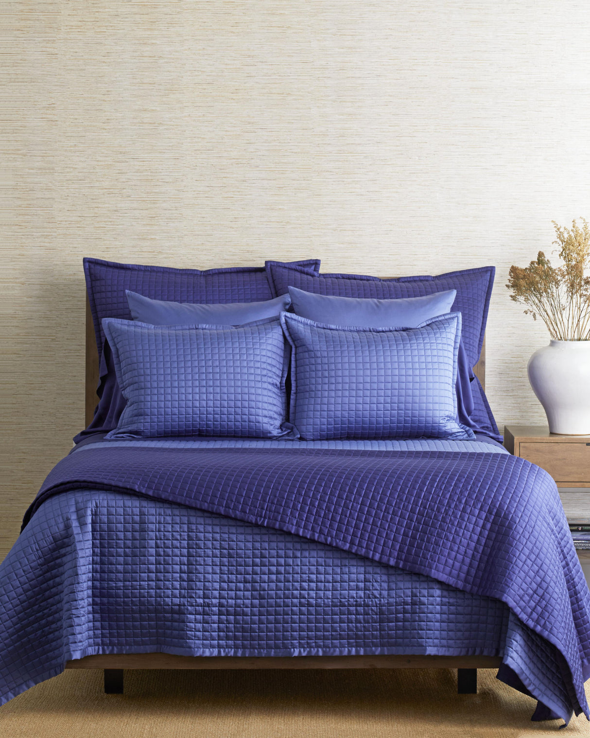 Ann Gish Periwinkle Twin Ready-to-Bed 2.0 Quilted Coverlet