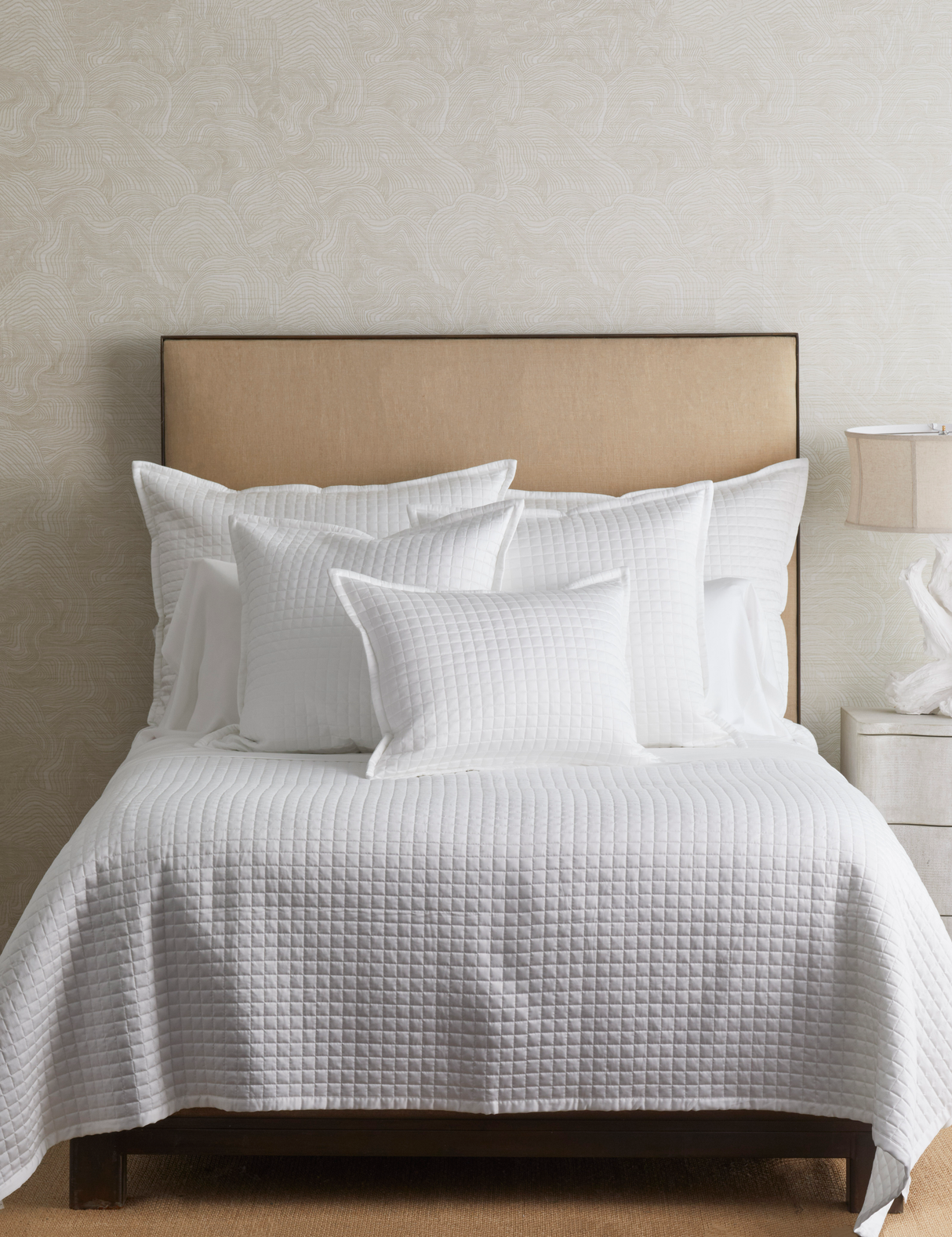 Ann Gish White Twin Ready-to-Bed 2.0 Quilted Coverlet