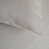 Ann Gish Cream King Strata Coverlet