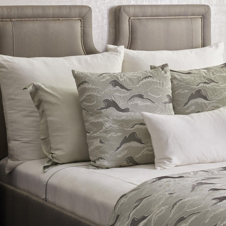 Ann Gish White King Vector Coverlet