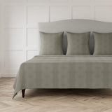 Ann Gish Gunmetal Queen Vector Coverlet