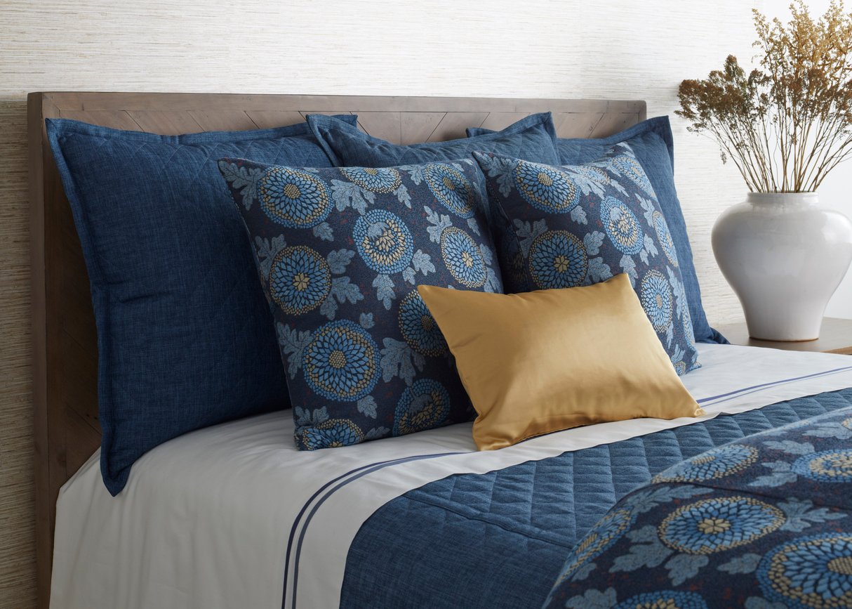 Ann Gish Blue King Blossom Duvet