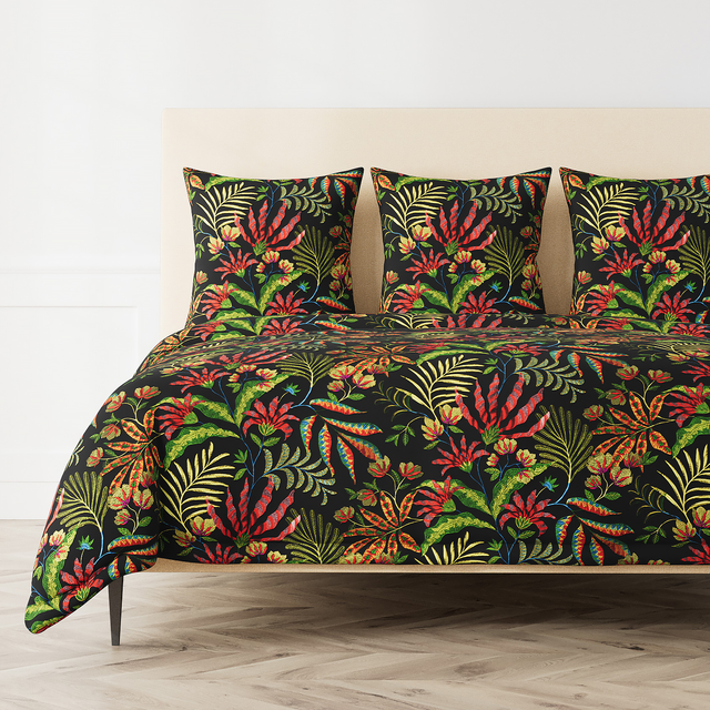 Ann Gish Black King Cloud Forest Duvet