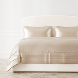 Ann Gish Silver King Charmeuse Duvet