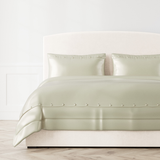 Ann Gish Frost Queen Charmeuse Duvet