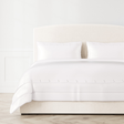 Ann Gish White Queen Charmeuse Duvet