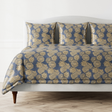 Ann Gish Blue King Chrysanthemum Duvet