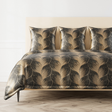 Ann Gish Umber / Gold Queen Fan Duvet