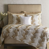 Ann Gish White / Gold King Fan Duvet