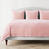 Ann Gish Blush King Fresco Velvet Duvet