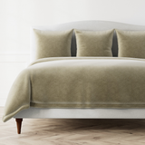 Ann Gish Khaki Queen Fresco Velvet Duvet