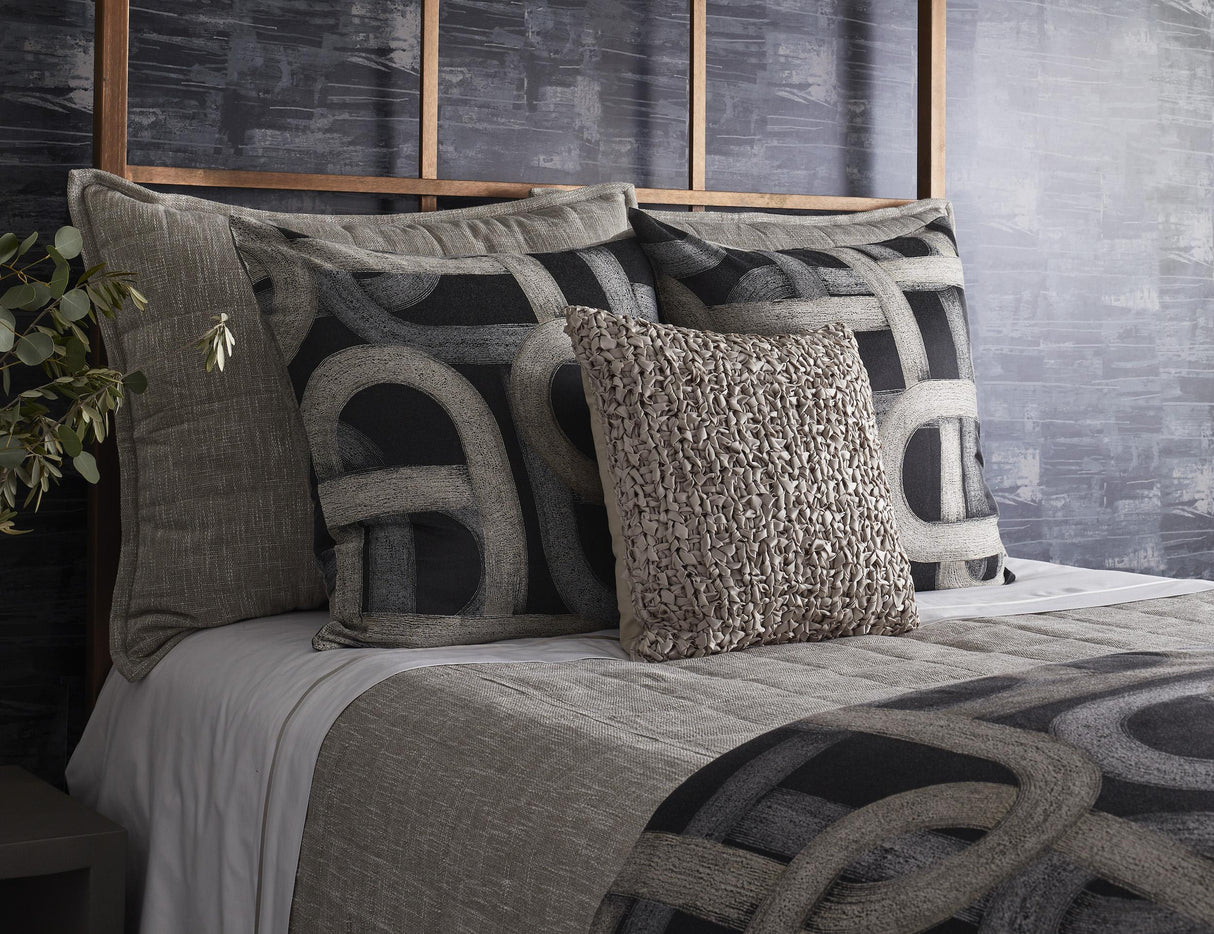 Ann Gish Black King Interchange Duvet