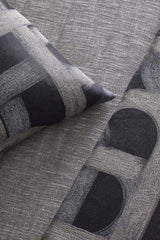 Ann Gish Black King Interchange Duvet