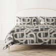 Ann Gish Black Queen Interchange Duvet
