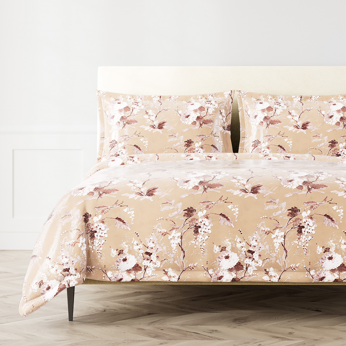 Ann Gish Pink / Gold King MET x AG Jardin Fleur Duvet
