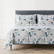 Ann Gish Silver Queen Jardin Fleur Duvet
