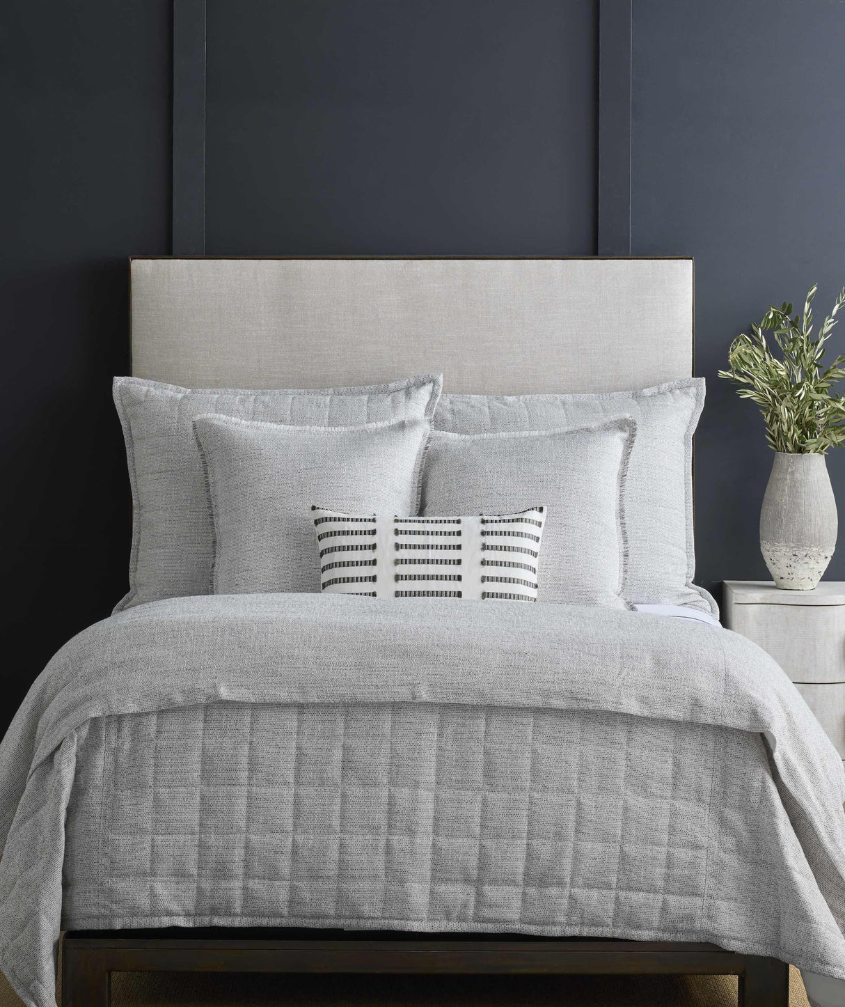Ann Gish Bone Queen Macau Duvet
