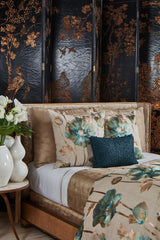 Ann Gish Azure King Opium Duvet