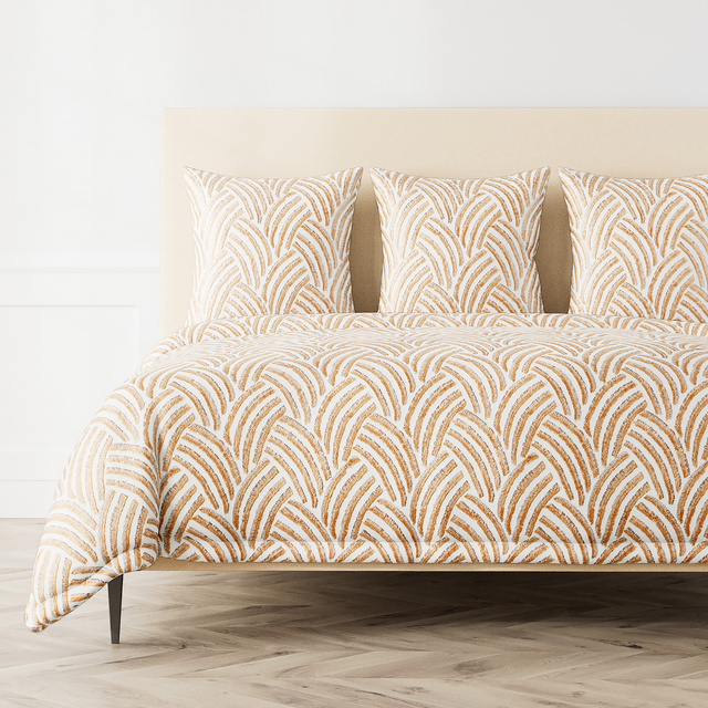 Ann Gish Gold/Silver King Trevi Duvet