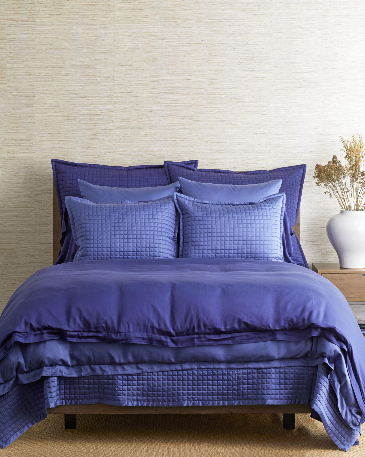 Ann Gish Navy/Periwinkle Queen Ready-to-bed 2.0 Duvet