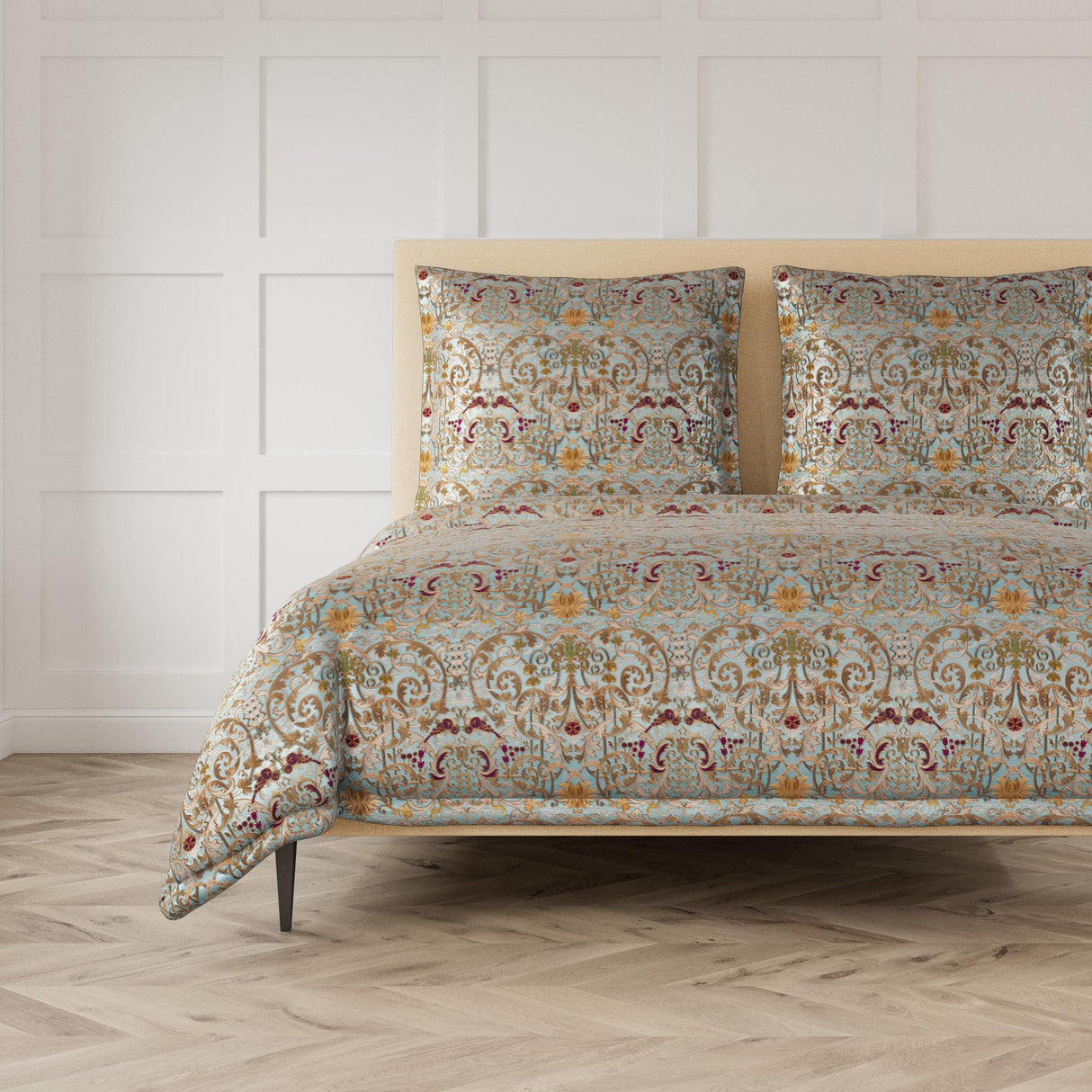 Ann Gish Blue king Venezia Duvet