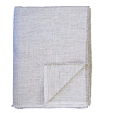 Ann Gish Natural 96x50 Macau Raw-Edge Throw