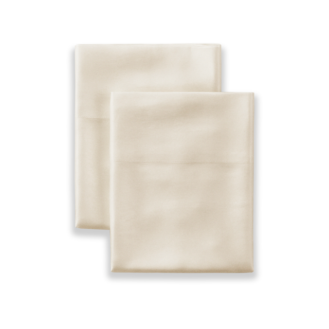 Ann Gish Metal Standard Charmeuse Pillowcases