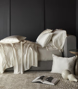 Ann Gish Metal Standard Charmeuse Pillowcases