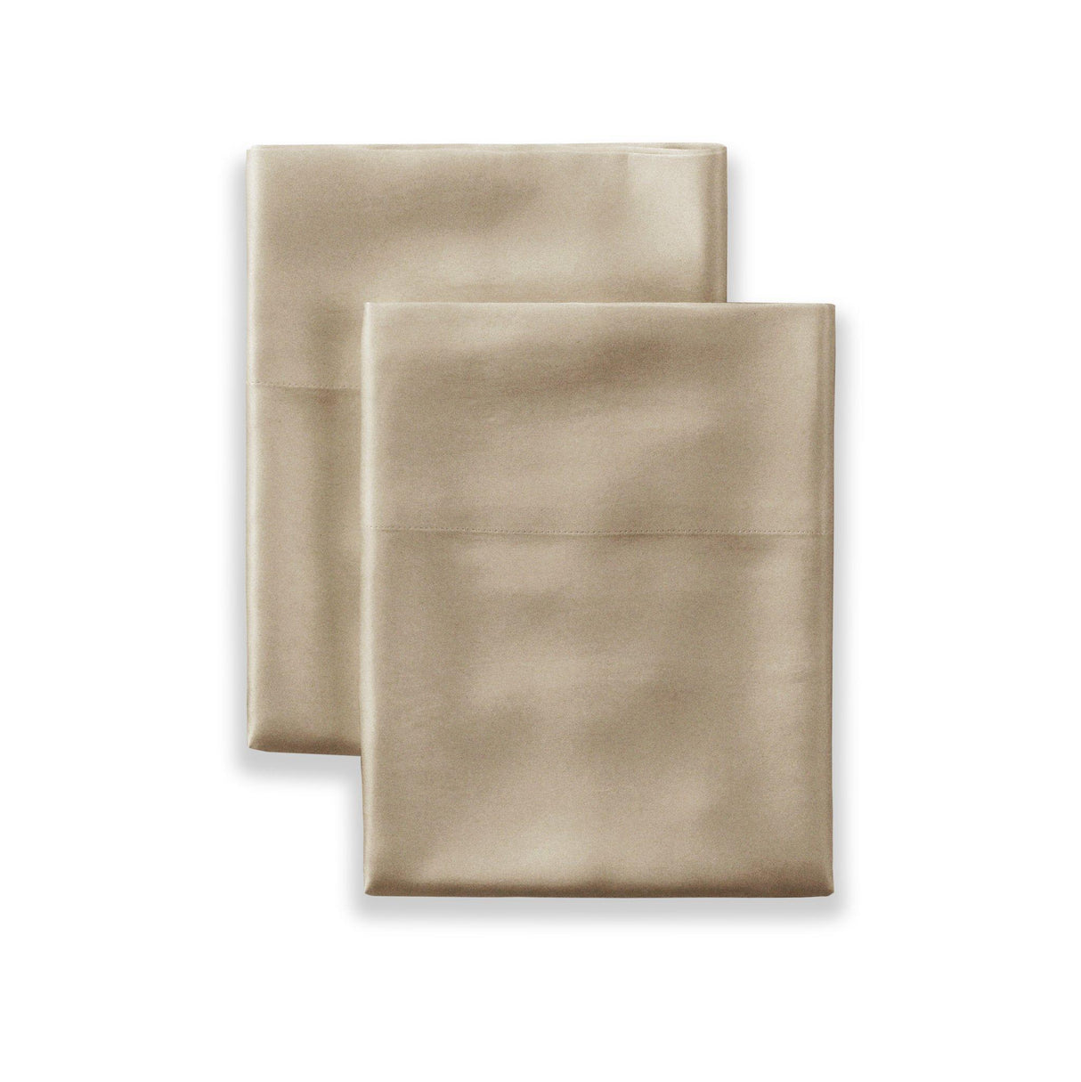 Ann Gish Sand Standard Charmeuse Pillowcases
