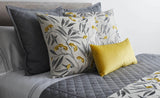 Ann Gish Yellow 24x24 Alyssum Pillow