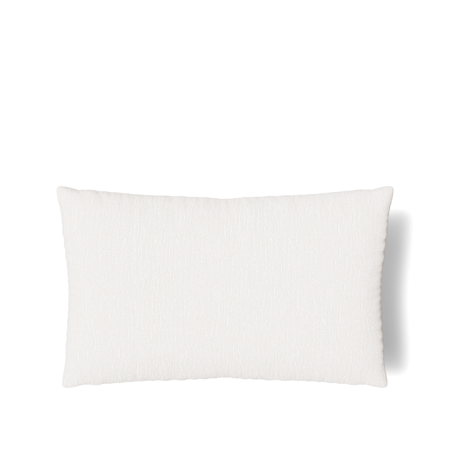 Ann Gish White 18x12 Asperitas Pillow
