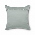 Ann Gish Frost 16x16 Charmeuse Pillow With Crystal Buttons