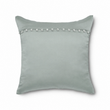 Ann Gish Frost 16x16 Charmeuse Pillow With Crystal Buttons