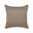Ann Gish Metal 16x16 Charmeuse Pillow With Crystal Buttons