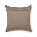 Ann Gish Metal 16x16 Charmeuse Pillow With Crystal Buttons