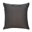 Ann Gish Charcoal 20x20 Charmeuse Pillow With French Knots