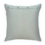 Ann Gish Frost 20x20 Charmeuse Pillow With French Knots