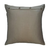 Ann Gish Metal 20x20 Charmeuse Pillow With French Knots