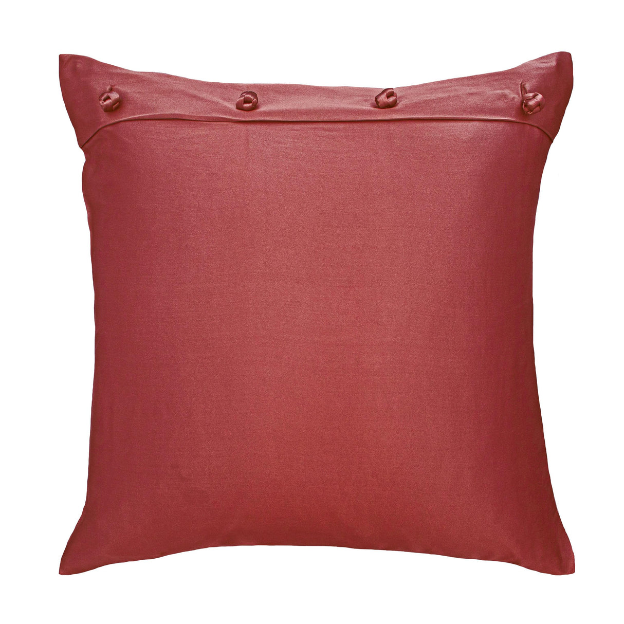 Ann Gish Poppy 20x20 Charmeuse Pillow With French Knots