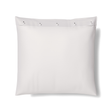 Ann Gish White 20x20 Charmeuse Pillow With French Knots