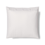 Ann Gish White 20x20 Charmeuse Pillow With French Knots