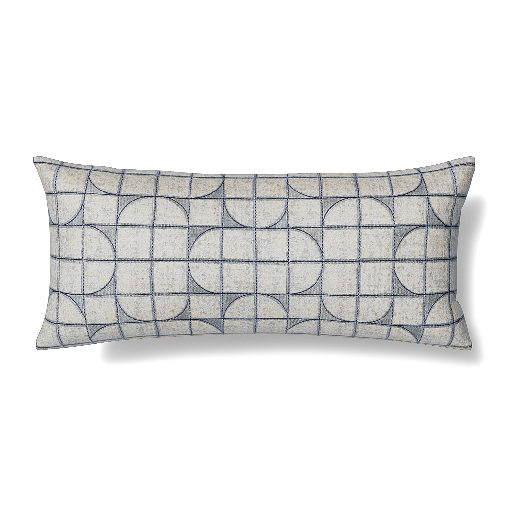 Ann Gish Ice 36x16 Capsule Pillow