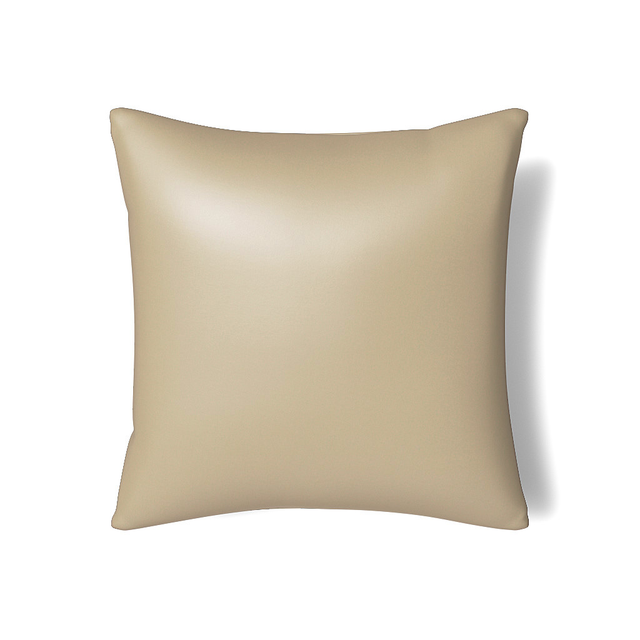 Ann Gish Taupe 22x22 Duchess Pillow