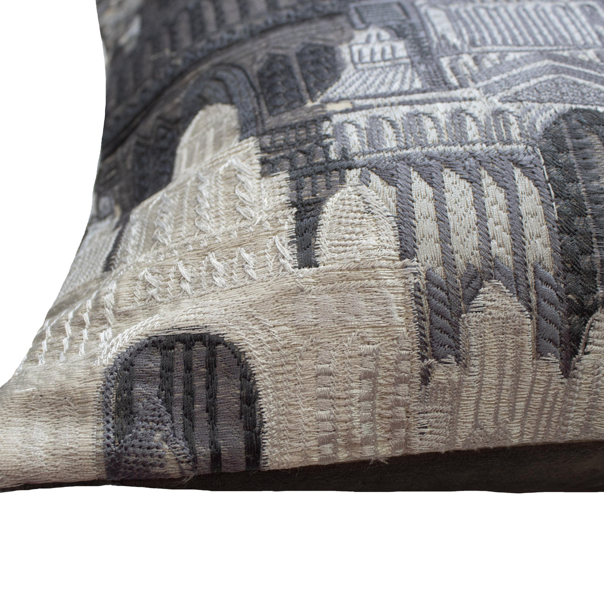 Ann Gish Grey 24x14 Duomo Pillow