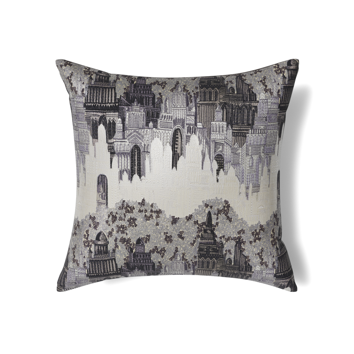 Ann Gish Grey 24x24 Duomo Pillow