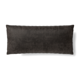 Ann Gish Coal 22x10 Duchess + Velvet Reversible Pillow