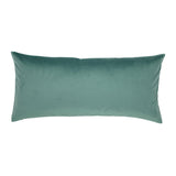 Ann Gish Lagoon 22x10 Duchess + Velvet Reversible Pillow